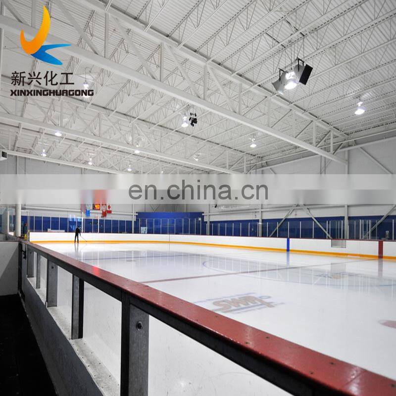 High density polyethylene shooting board / mobile ice skating plate  / ice rink hockey dasher board