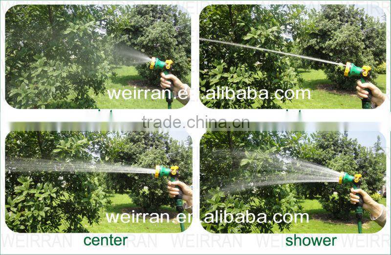 (74150) 8 water patterns flexible garden rotary 360 degree spray cleaning nozzle