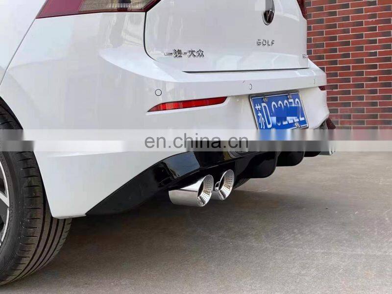 REAR DIFFUSER R STYLE AND GTI STYLE FOR GLOF 8 MK8 2020 +