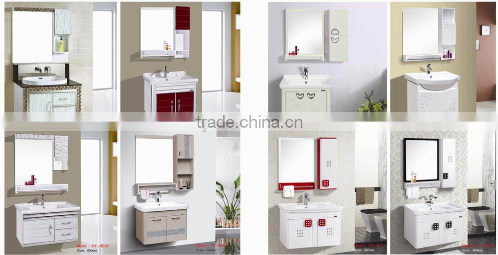 high glossy Bathroom Cabinet with Mirror