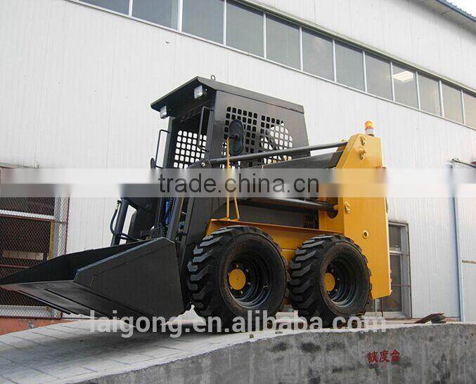 Multi-function tracked mini skid steer loader