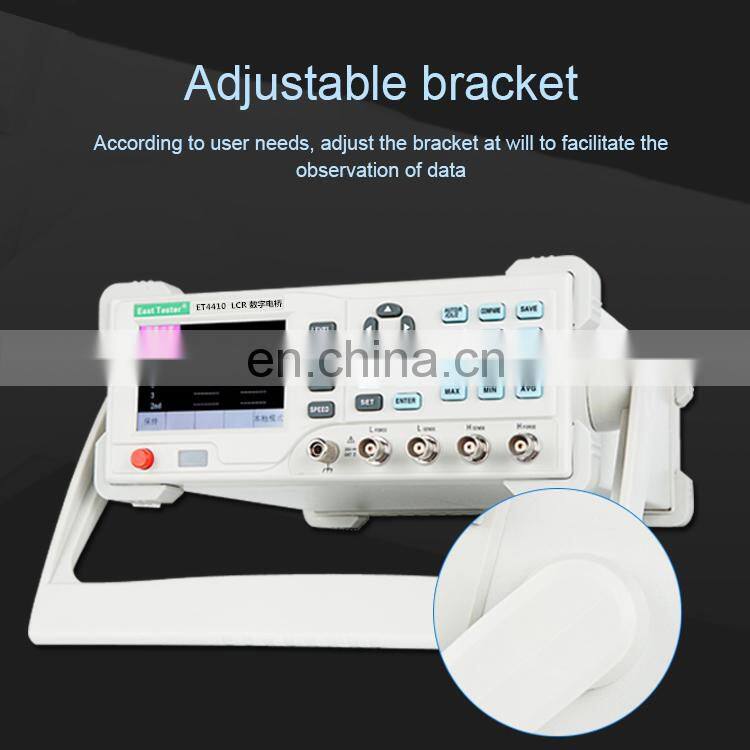 ET4410 Desktop LCR Tester Inductance Capacitance Meter Measure 100KHz 16 Fixed Frequencies LCR Meter