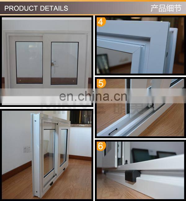 High quality vinal upvc sliding window REHAU pvc profile window