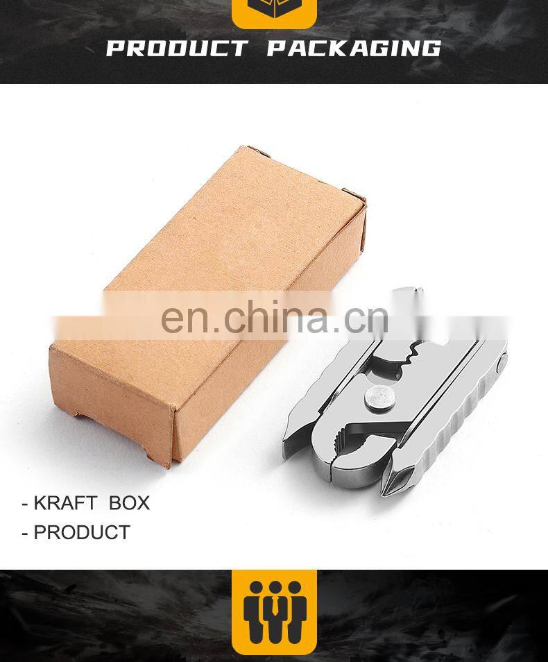 Outdoor Multifunctional Tools Stainless Steel Pliers EDC Combination Folding Pocket Tools Gift Customization