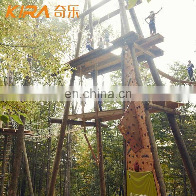 Team Building Adventure Climbing Ropes Course Outdoor Adult Obstacle Rope Course Equipment