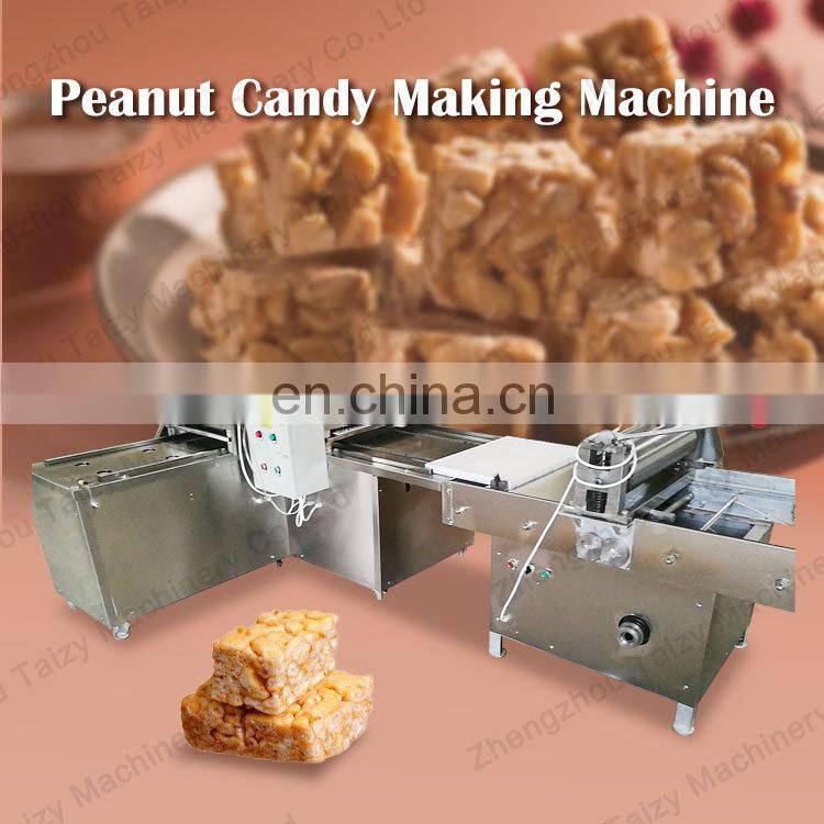 Sesame Seed Brittle Forming Machine Peanut Candy Cereal Bar Making Cutting Machine