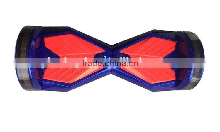 2015 latest christmas gift 8inch two Wheel self balance scooter With blue tooth and remoter led light