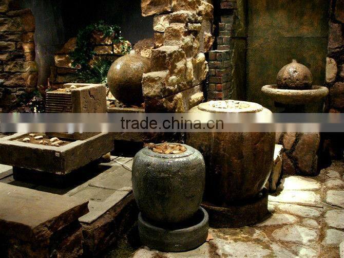 Big Antique stone factory flowerpots