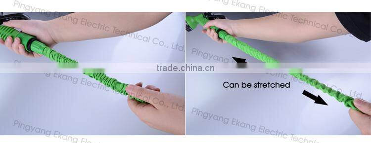 Expanding elastic garden watering hose