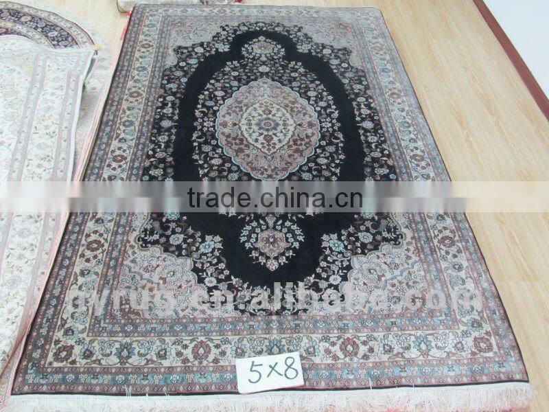 Persia style hand tufting silk turkish double knot turkish carpet