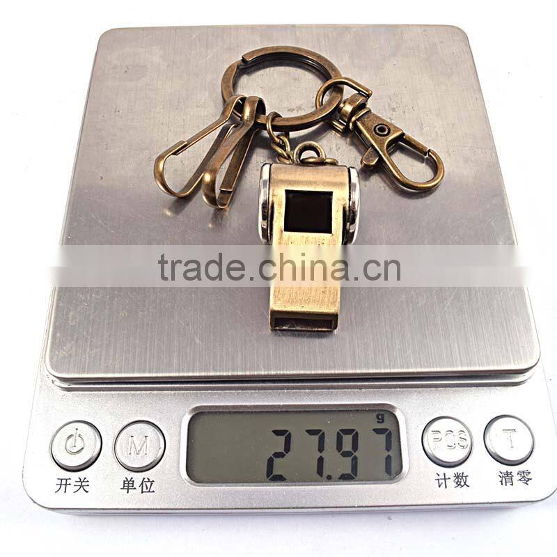 alibaba china supplier cheap alloy whistle keychain