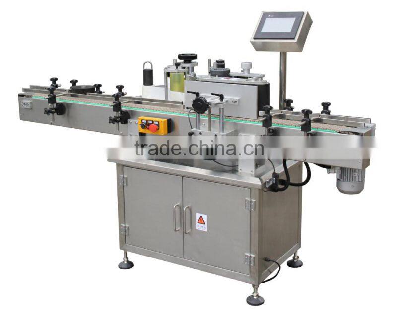 Plastic pails labeling machine