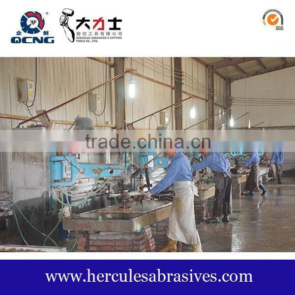 Vertical Radial arm single disc polishing machine for granite slab grinding