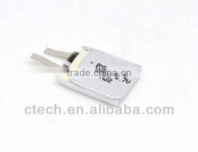 li-polymer LP402025 rechargeable battery