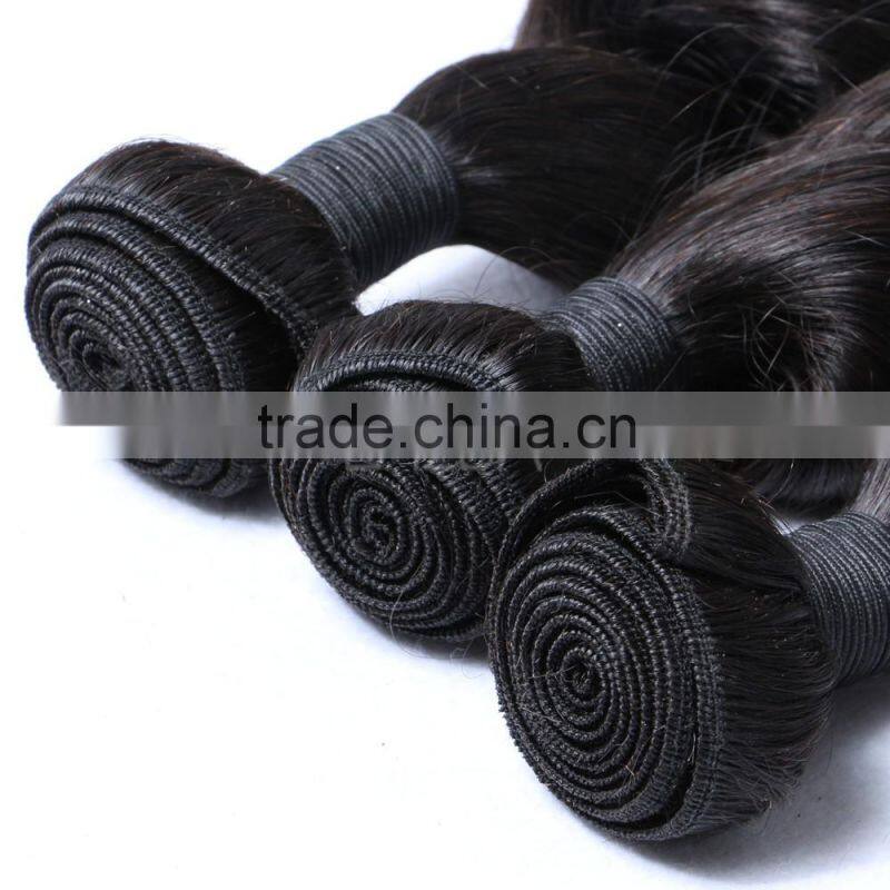 Paypal accepted 100% unprocessed virgin hair wholesale natural grade 8a remy Peruvian loose wave virgin hair