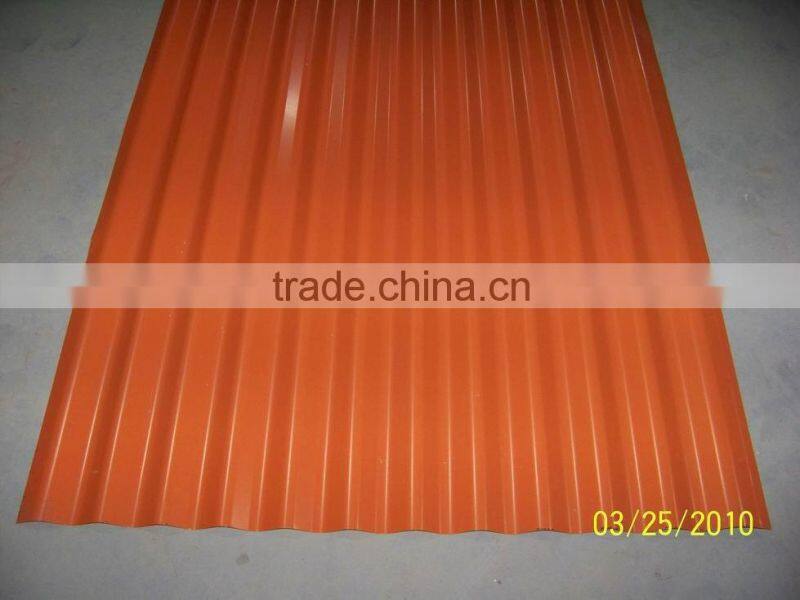 colorful steel roofing panel