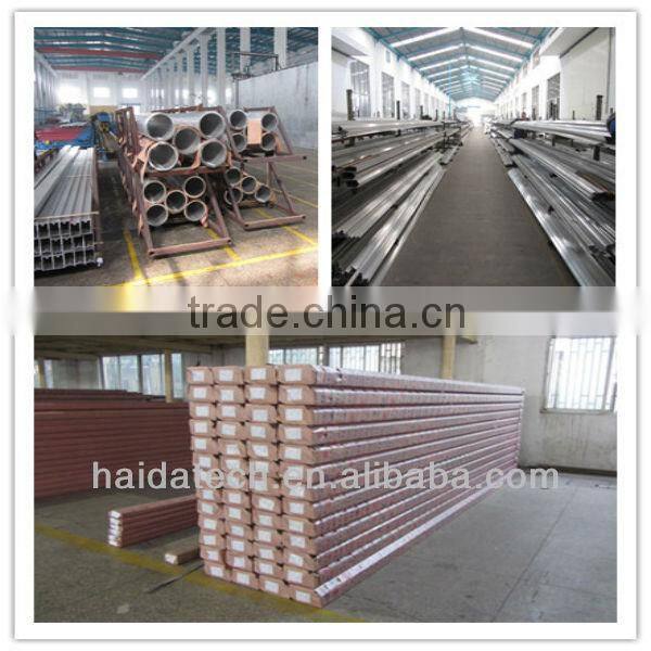 sand blasting aluminum profile for solar frame