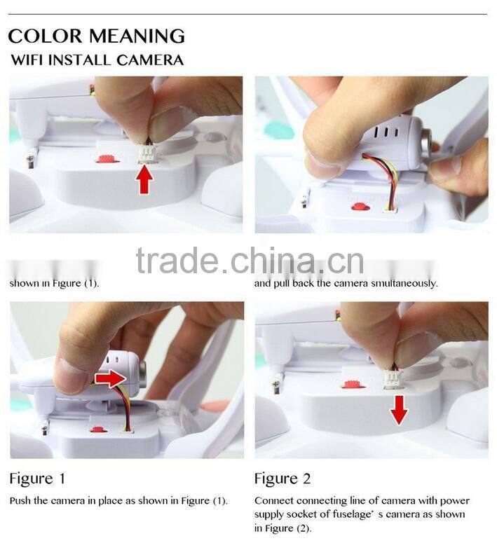 2.4Ghz 4channel rc drone rc quadcopter with camera with headless mode and auto-return