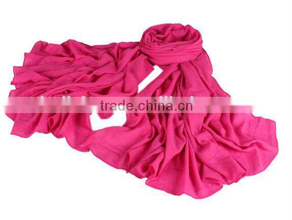 14 Colors in Stock Fashion Women Lady Cotton & Linen Pashmina Scarf Wholesale