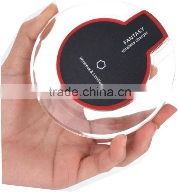 2016 mini qi standard wireless charger for samsung iphone mobile