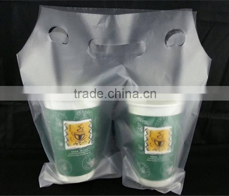 Best Price Custom Printed Plastic Carry Bag for Drink Take Away/out