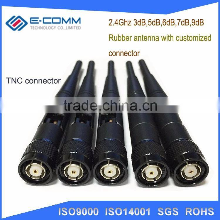 Hot selling!! Wifi Antenna 2.4G 3dbi Omni RP-TNC connector signal booster