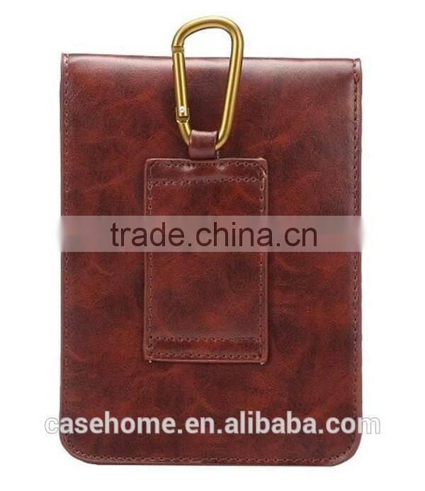 Business Style Universal Lady Carry Leather Case Suits All Mobile Phones