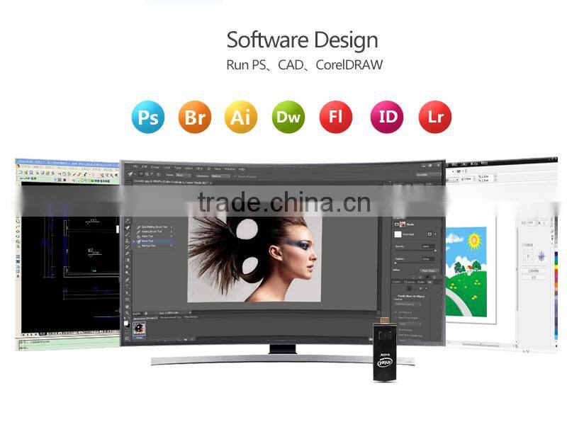 Wholesale Vensmile W5 android tv magic stick 2+16GB W5 OS intel mini pc W5 tv magic stick