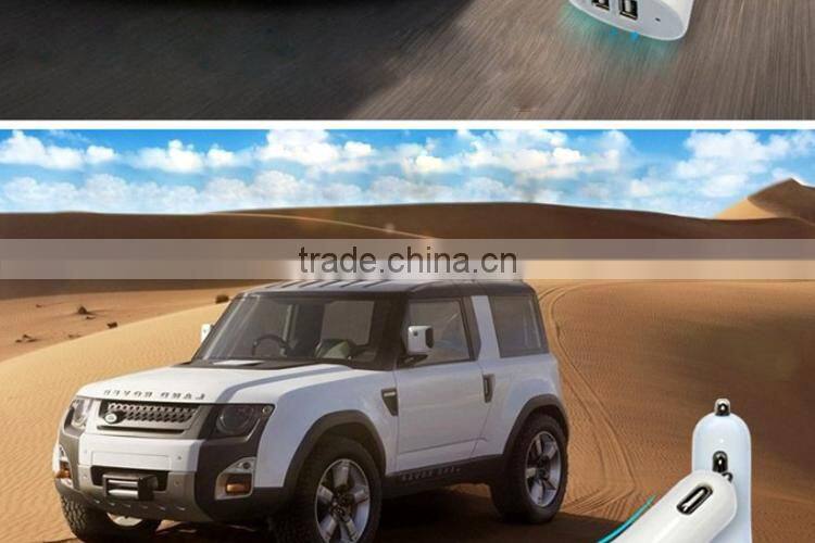 5V 2A 2ports latest Unique design dual function USB car charger with car battery tester CE approved usb car charger