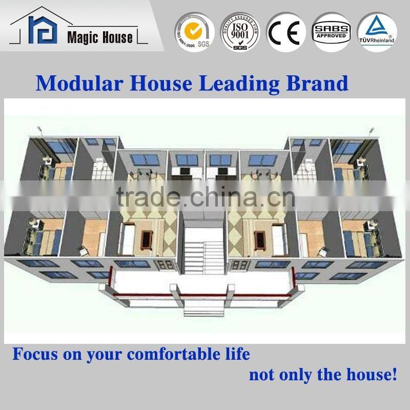 Easy Build Durable and Strong Prefab House Plans with Three floor prefab cement house