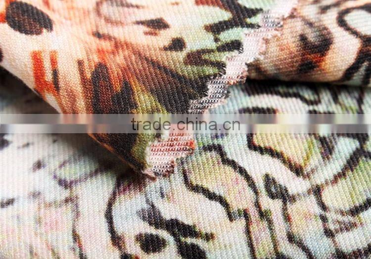 digital print clothing textile china supplier wholesale 100% viscose fabric
