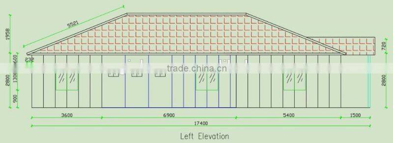 HIgh Quality Cheapest Living three bedroom house with modular home floor plans for free