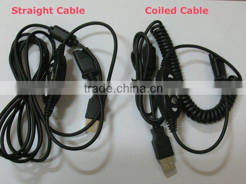 VOIP Computer Headsets with PLT Compatible Quick Disconnect/QD