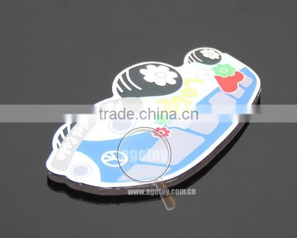 Uruguay Punta Del Este Souvenirs Car Shaped Rubber Magnet Stainless Steel Metal Custom Full Color Printing Fridge Magnet