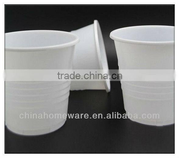 white plastic cup milk cup beverage cup