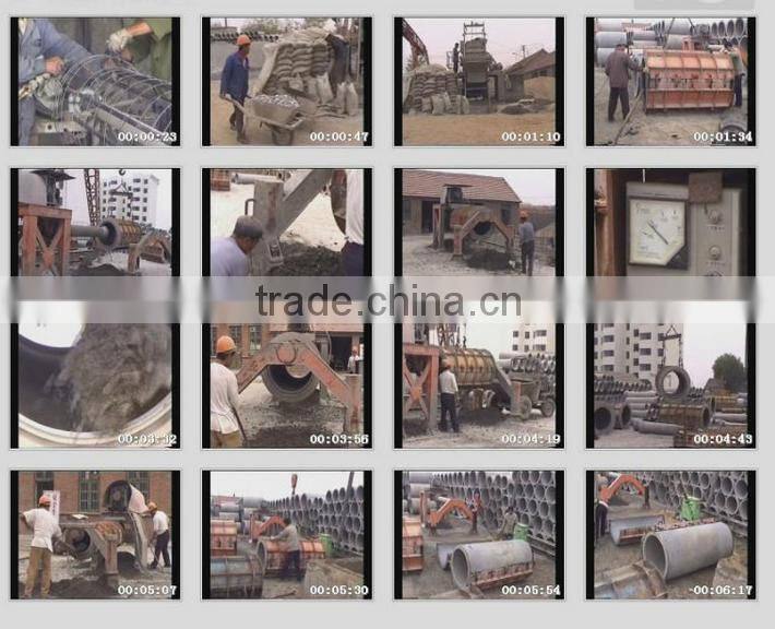 Rcc human concrete pipe machine for drainage pipe