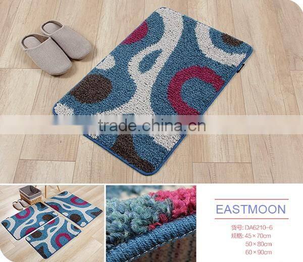 2016 new pattern anti-slip bathroom kitchen contemporary doormats