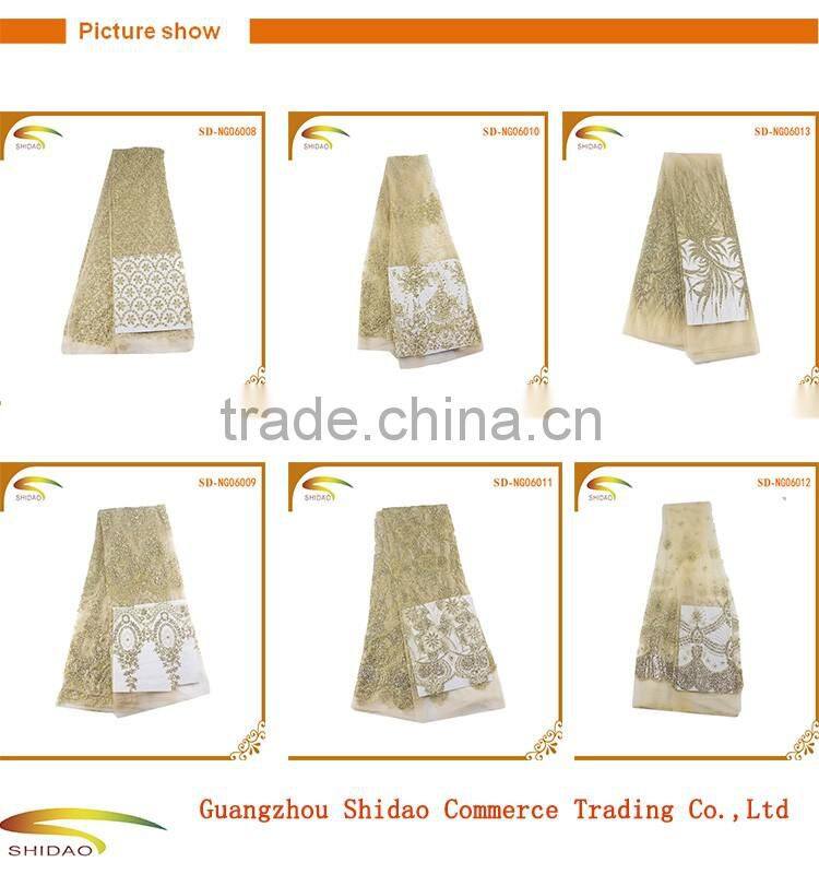 Beautiful wholesale garment accessories guipure lace keyhole fabric african top wedding dresses short