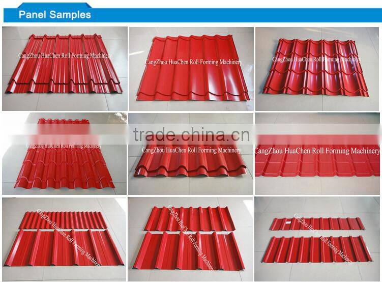 Color Metal Garage Roller Shutter Door Piece Making Machine