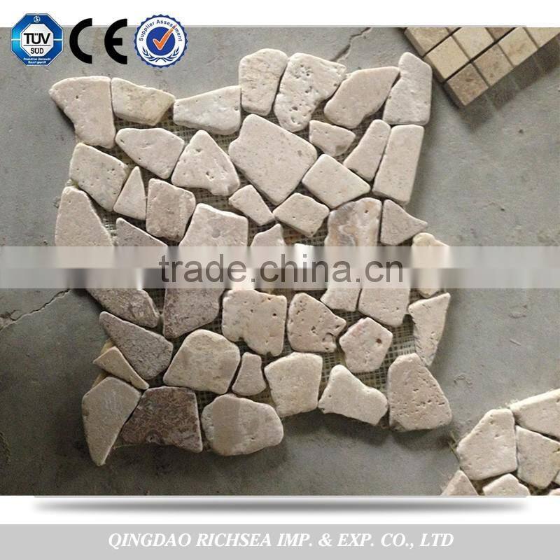 Honed beige 60*60 travertine tile