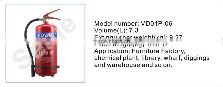 6kg dry chemical fire extinguisher with convex points