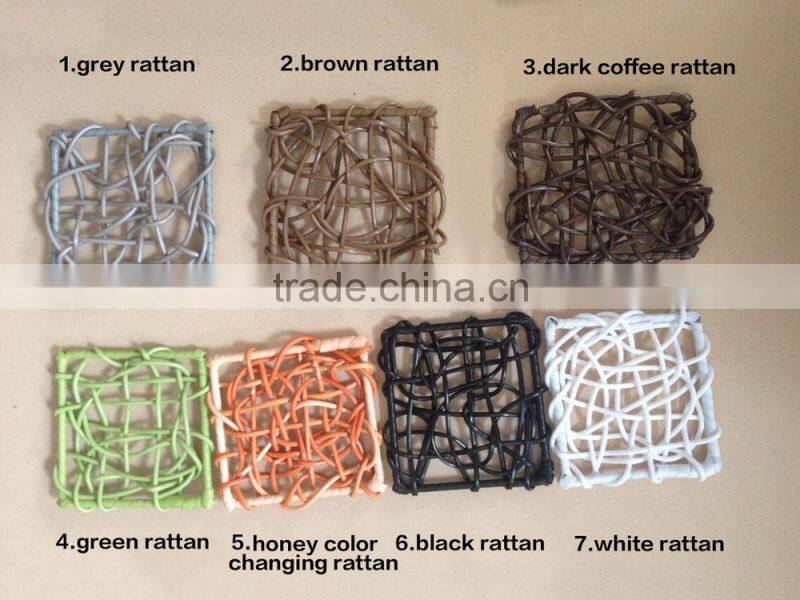 New Trendy Indoor Outdoor Bedroom Balcony Resin Plastic PVC PE Rattan Wicker Single Seat Swing Chair