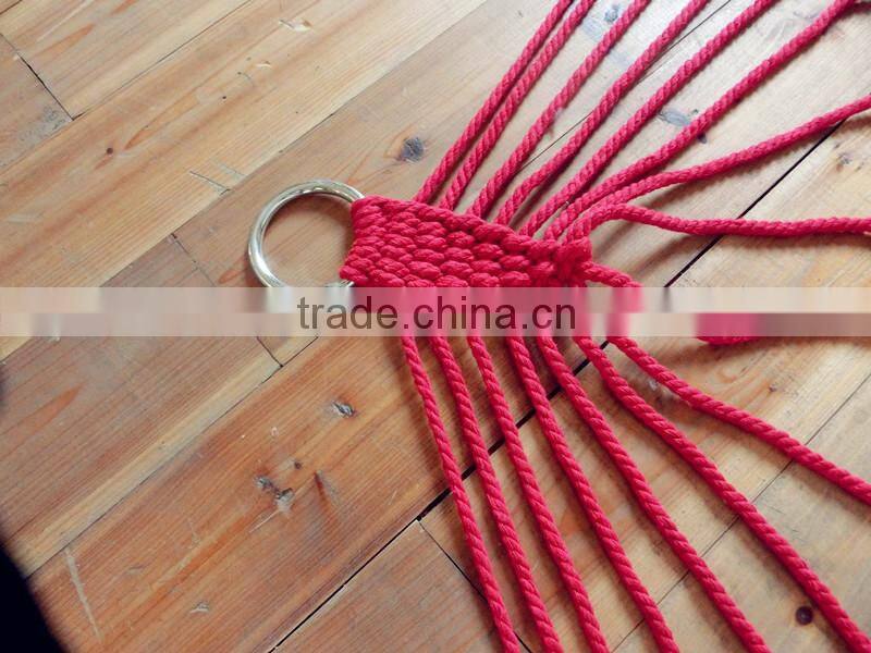 Outdoor leisure garden hammock with wooden stand