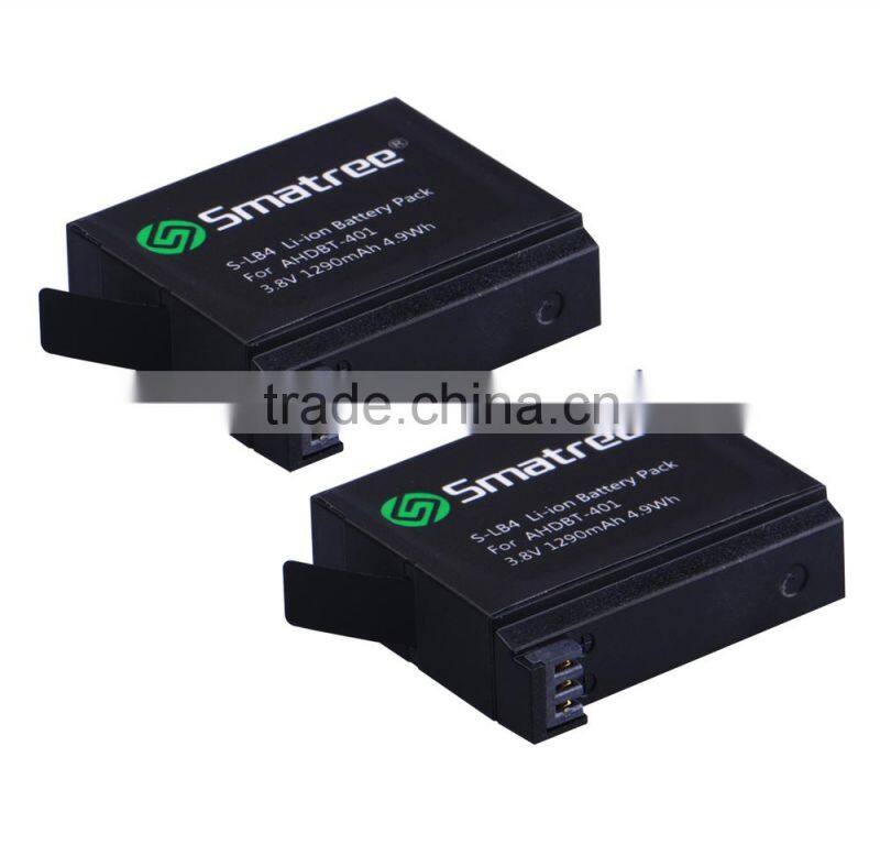 China factory wholesale accessories Gopros SJ4000 dual charger battery kits