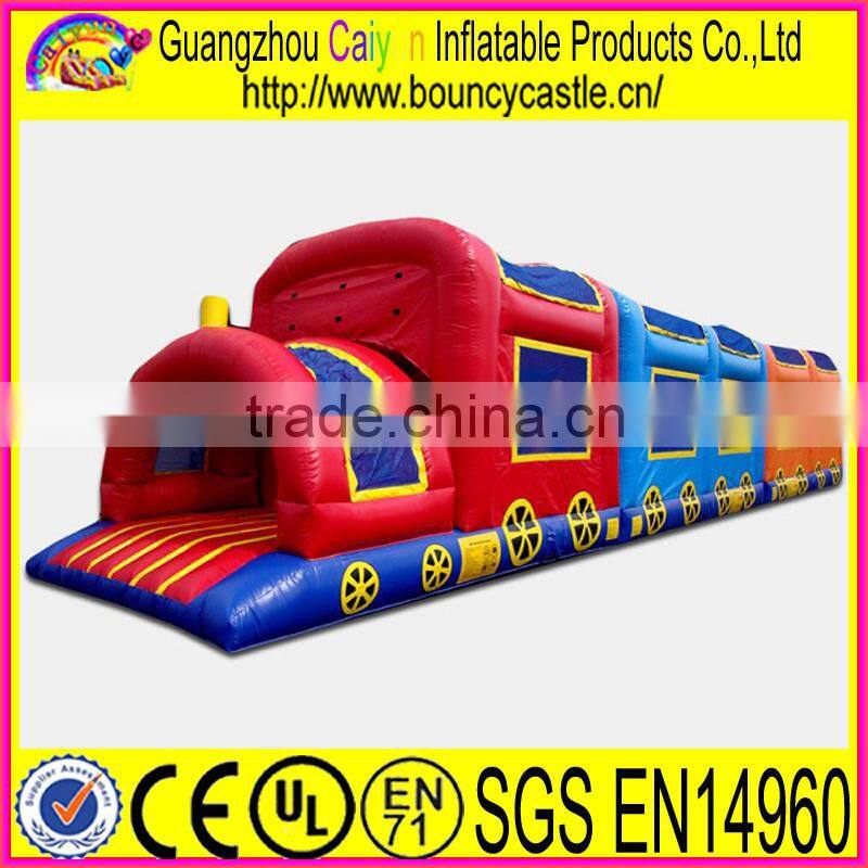 Inflatable Train Obstacle Course For Sale