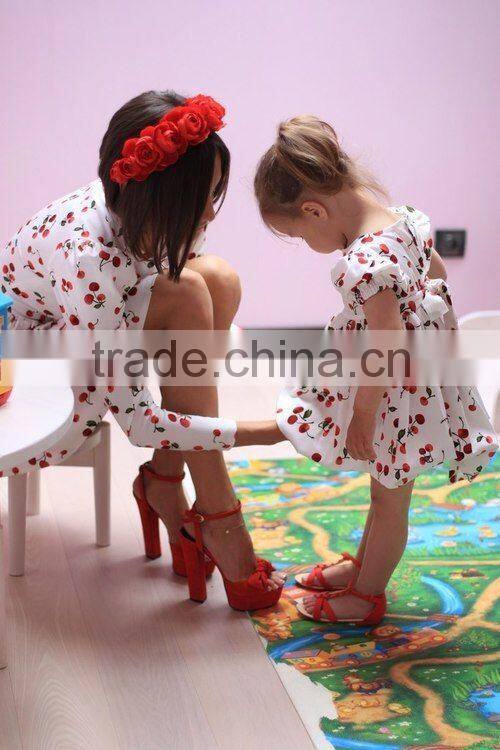 2015 Wholesale custom family clothing set/family matching clothing/family clothing