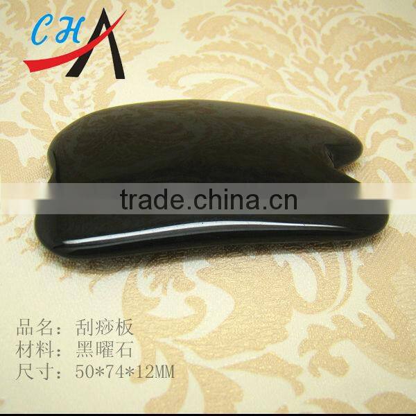 Old topaz gemstone scrapping plate treat waist,shoulder,neck and back pain