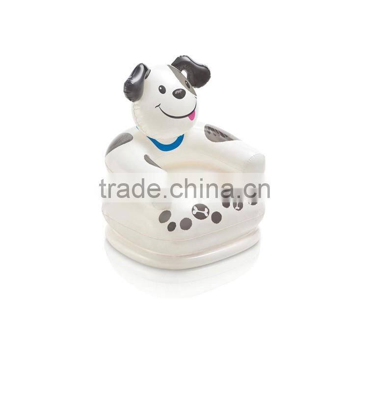 Hot sale inflatable animal sofa, frog animal shape inflatable kids sofa