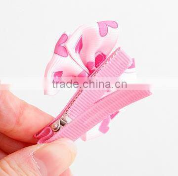 fancy fabric hair bow tie hair clip hair accessory in hair pieces
