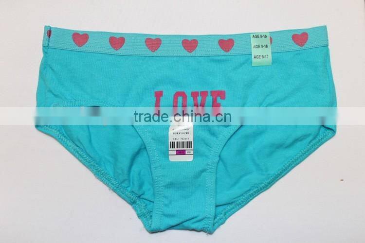 Factory Design Available 0-3 Year-old Cute OEM Knitted Child Underwear Girl